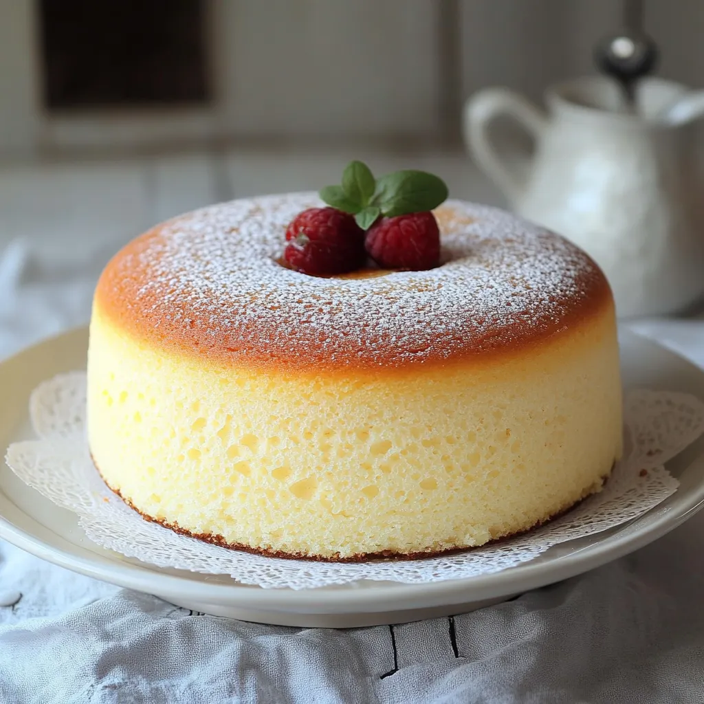 A white plate with a cake on it.