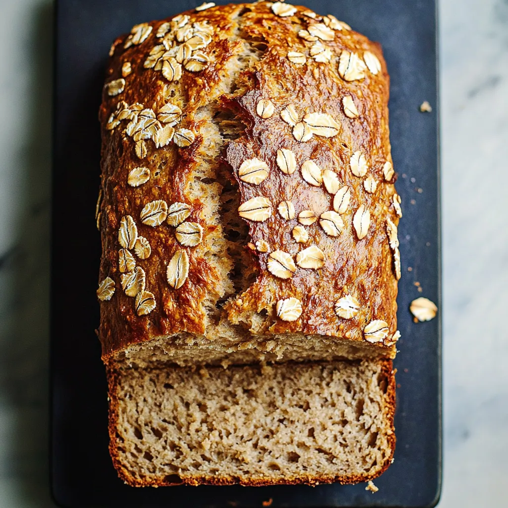 A loaf of bread with seeds on top.