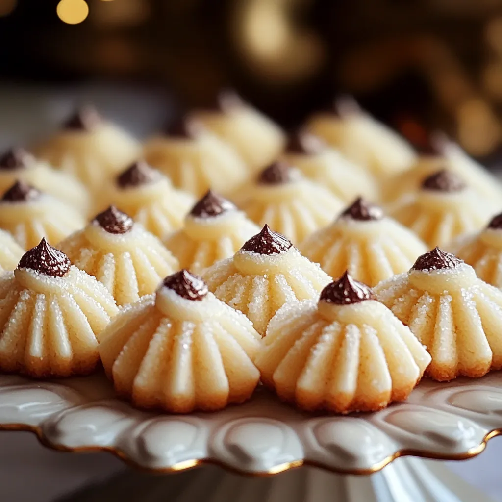 A plate of cookies with chocolate chips.