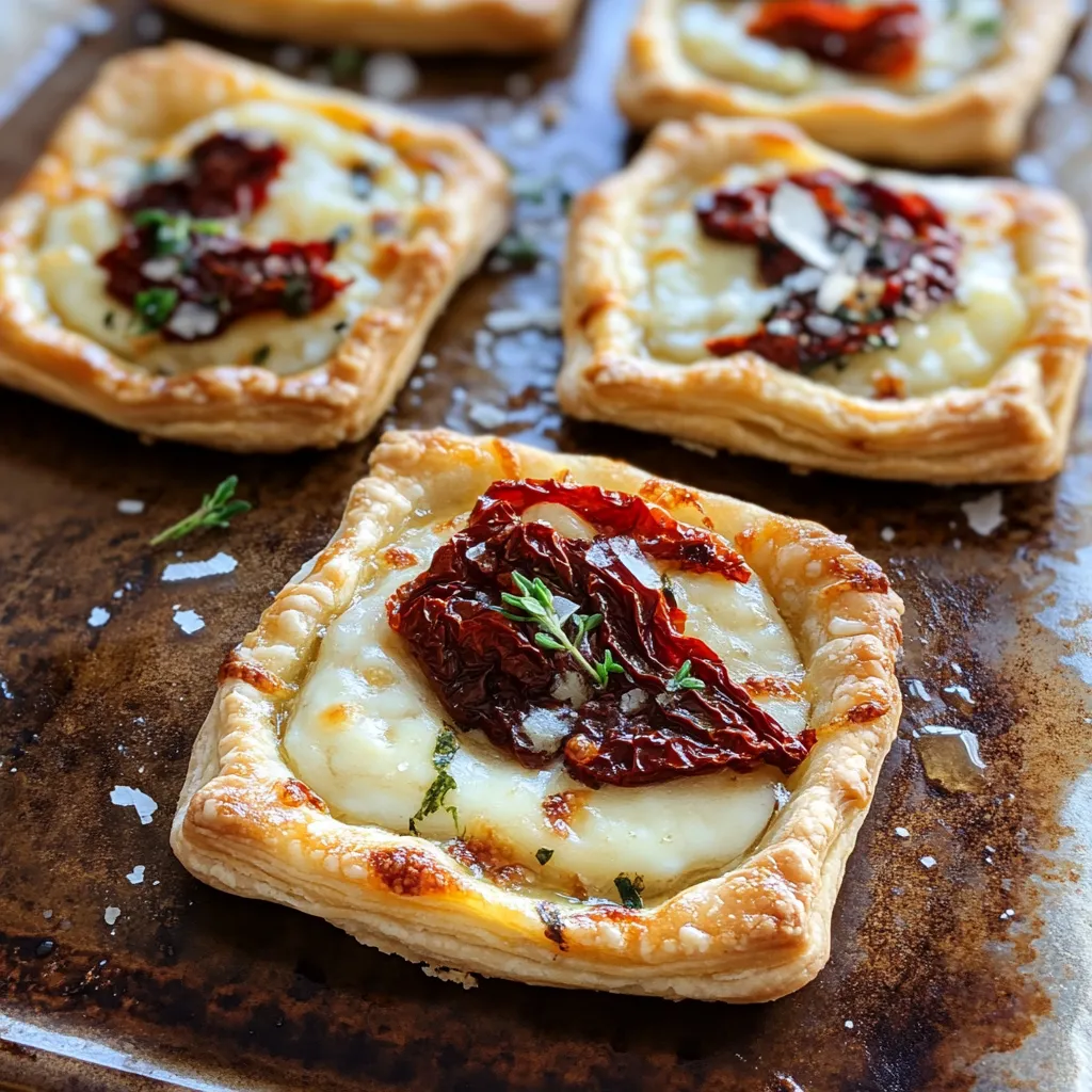 Mini pizzas on a tray with cheese and tomato sauce.