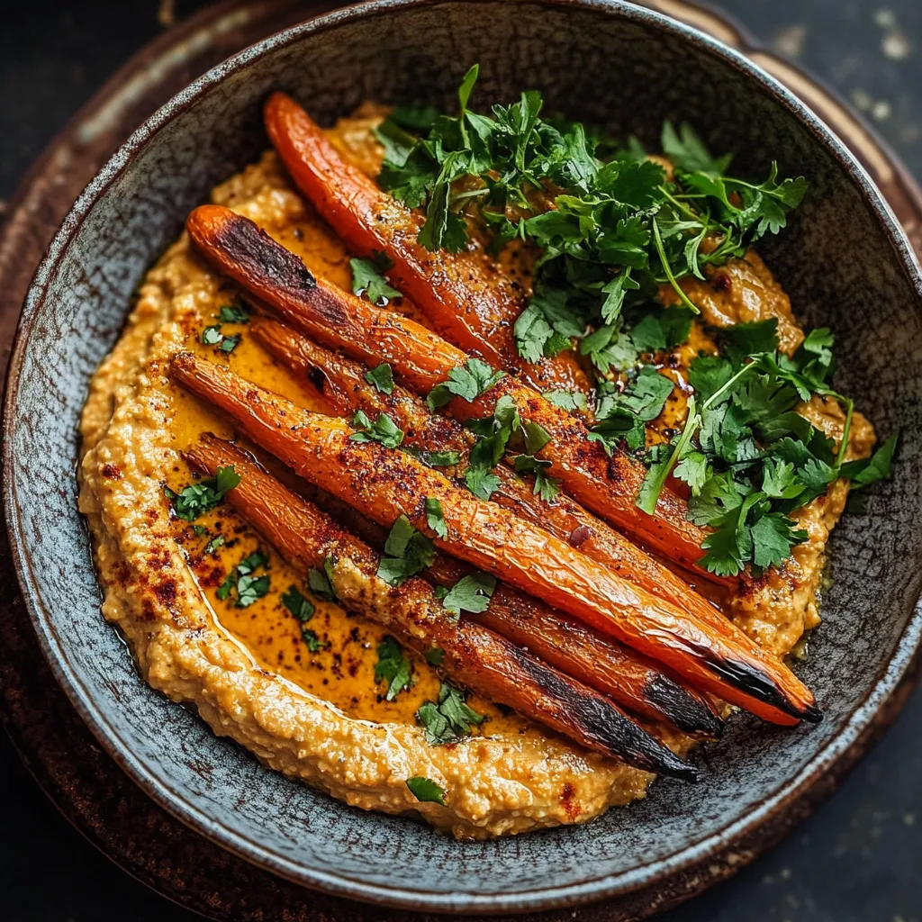 A bowl piled high with carrots and fresh parsley.