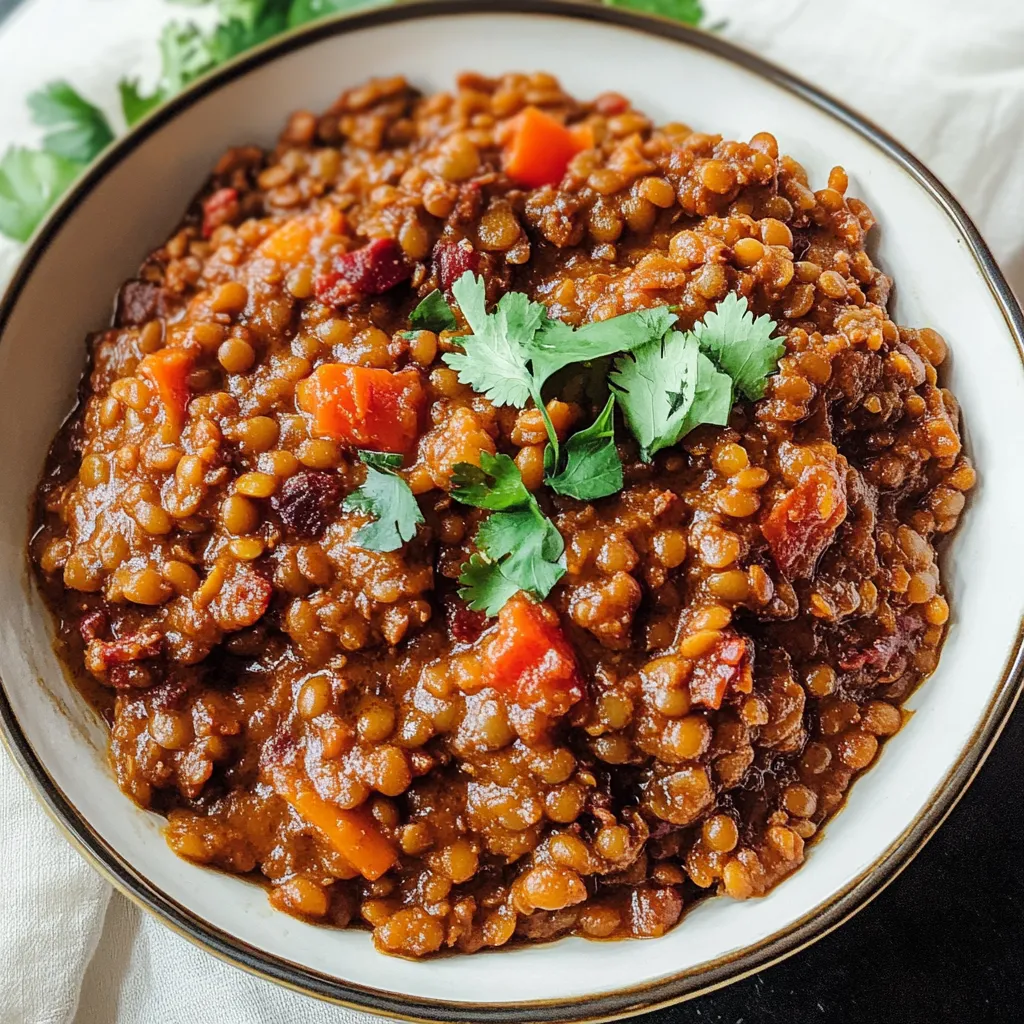 A bowl loaded with lentils, beans, and a sprinkle of herbs.