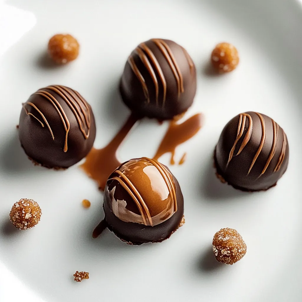 Chocolate covered marshmallows on a plate.