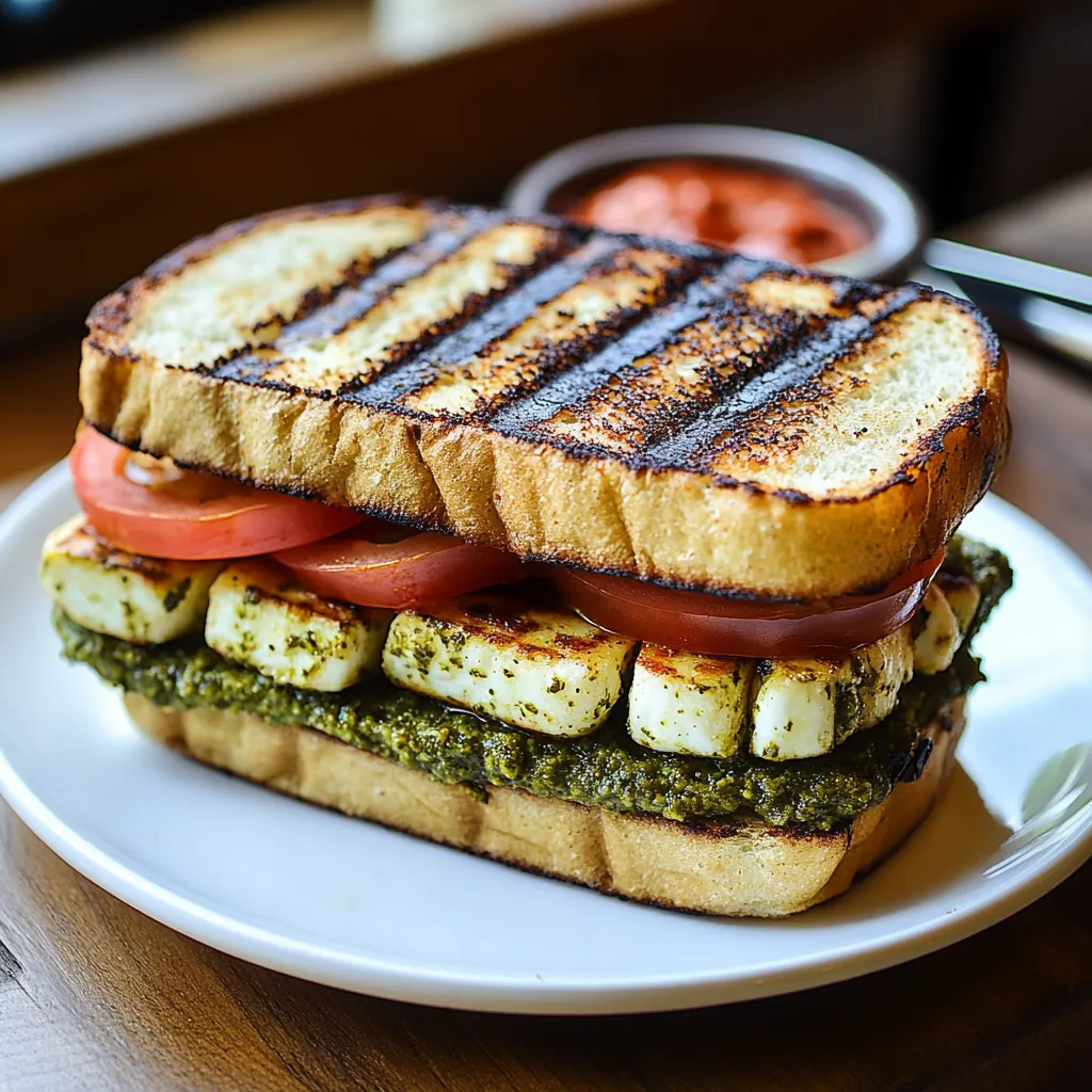 A sandwich overflowing with tomatoes and gooey cheese.