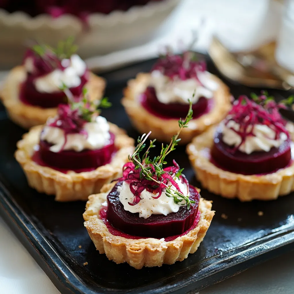 A plate of food with a red topping.