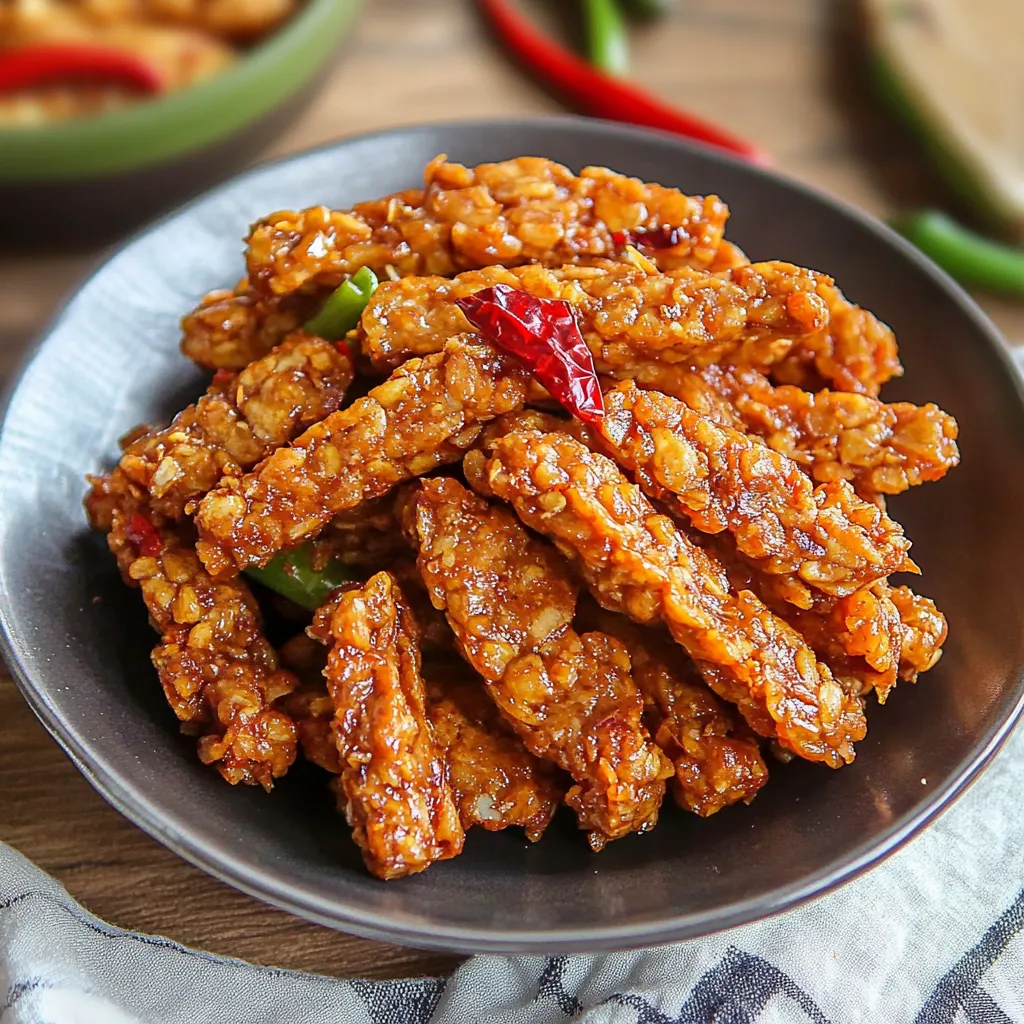 A bowl of food with a pepper on top.