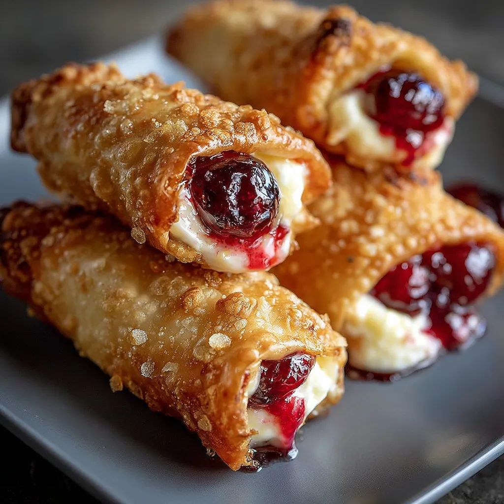 A plate of food with a pastry and a berry.