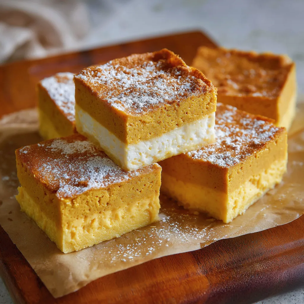 A plate of cake with powdered sugar on top.