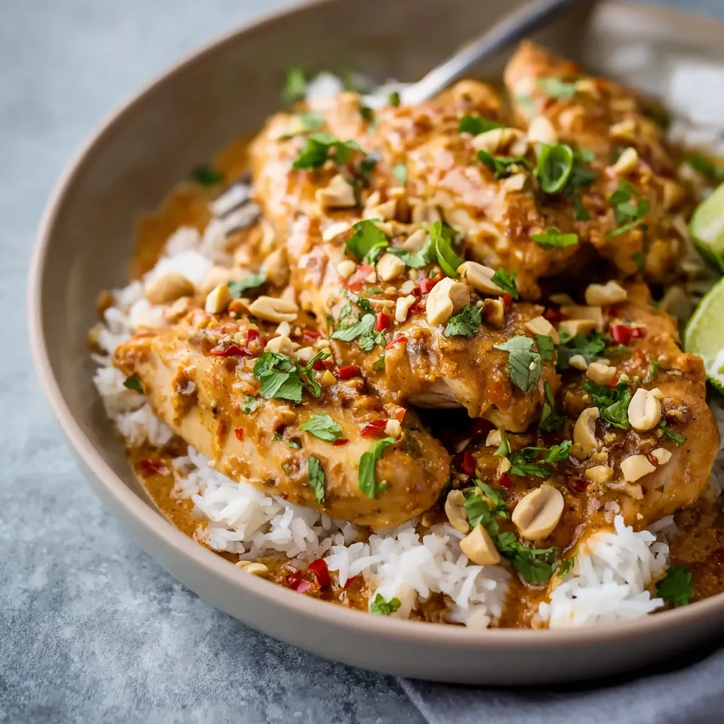 A bowl of food with rice and meat.