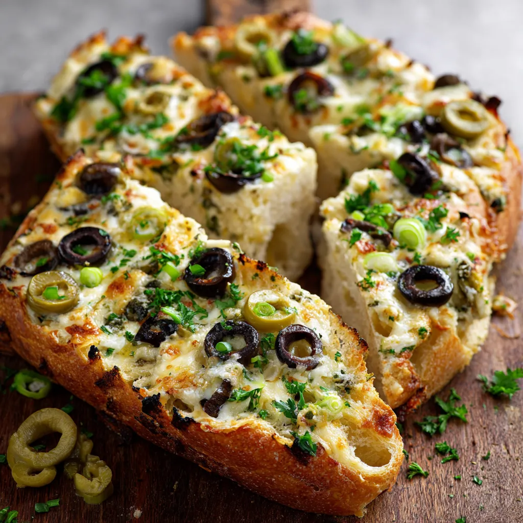 A slice of pizza with olives and cheese.