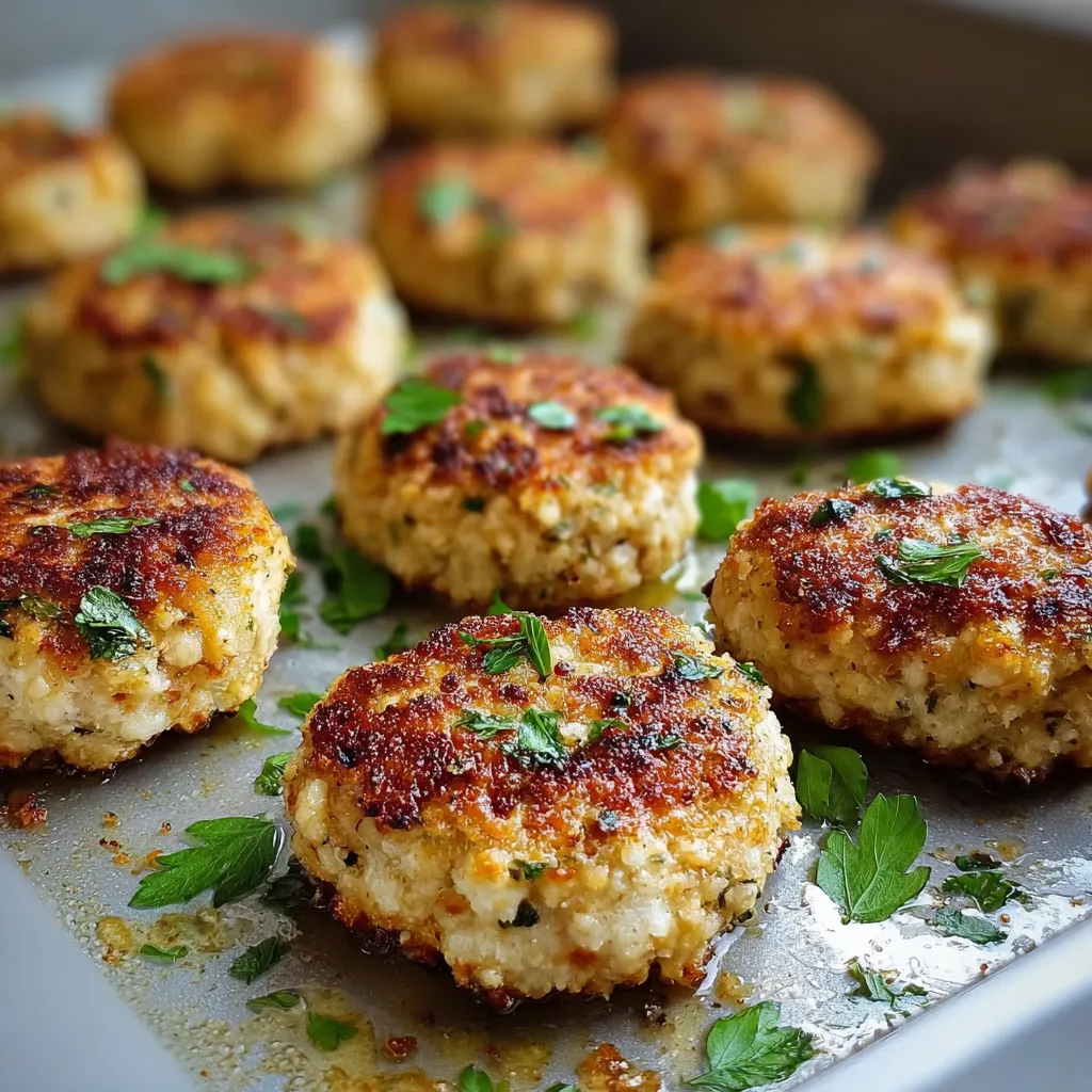 A pan of meatballs on a baking sheet.