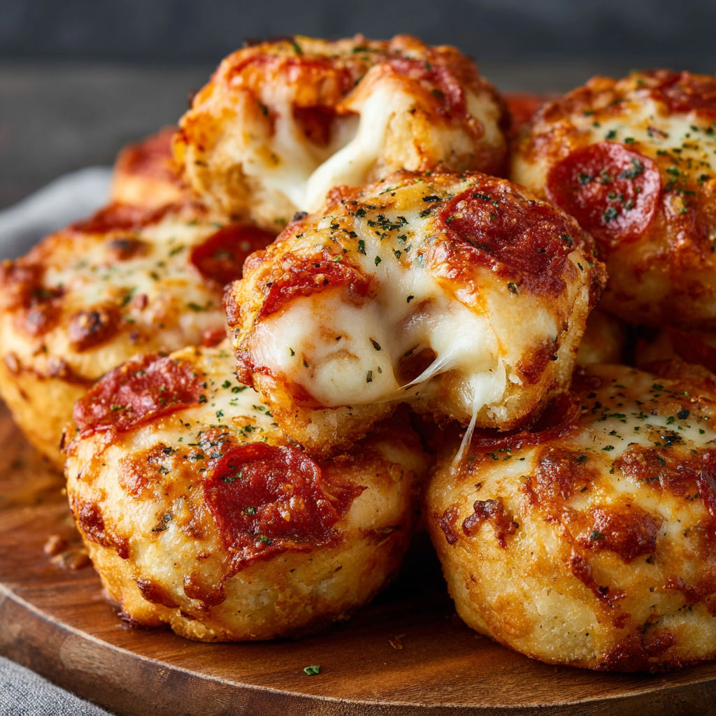 A plate of stuffed crust pizza snacks.