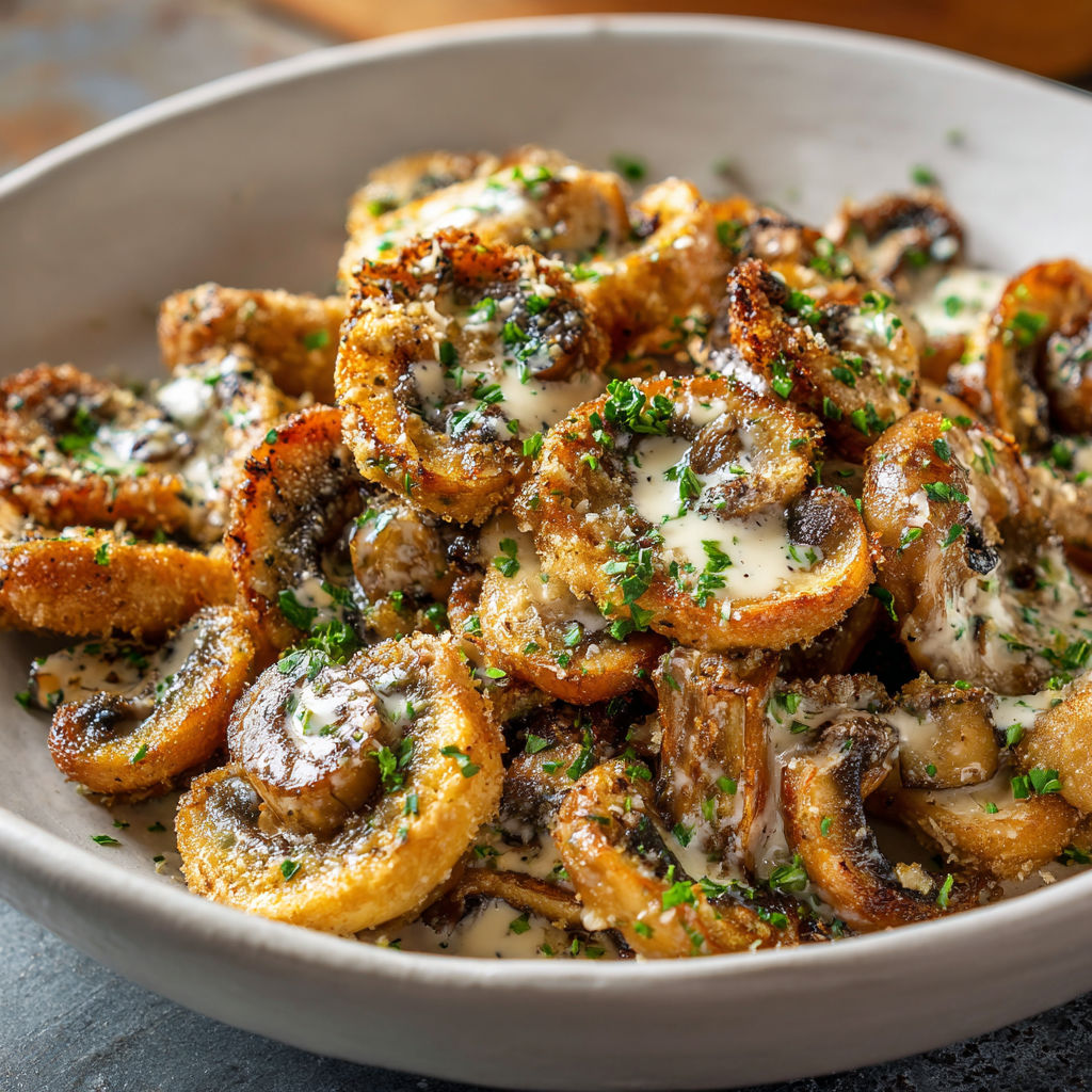 A bowl of food with a green herb on top.