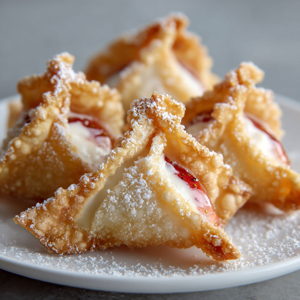 A plate of food with a powdered sugar covering.