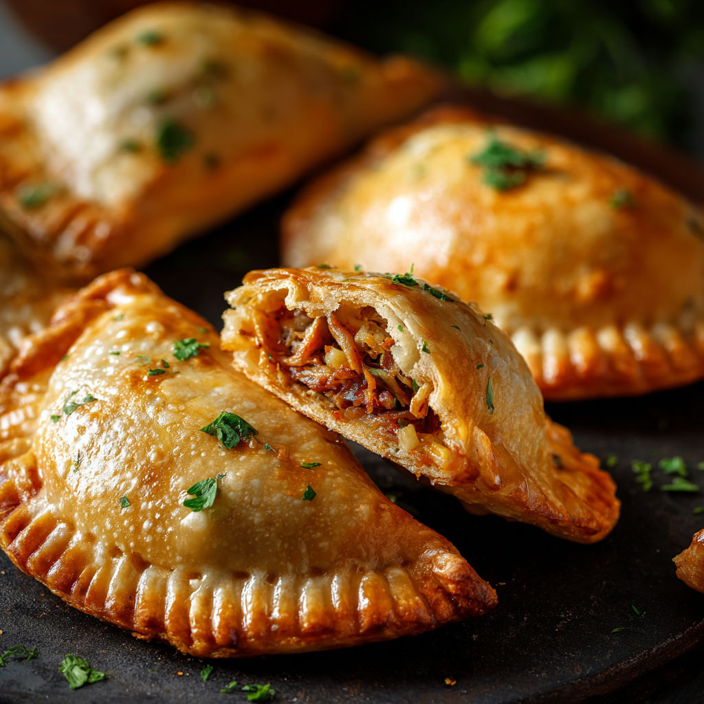 Chicken Empanadas on a plate.