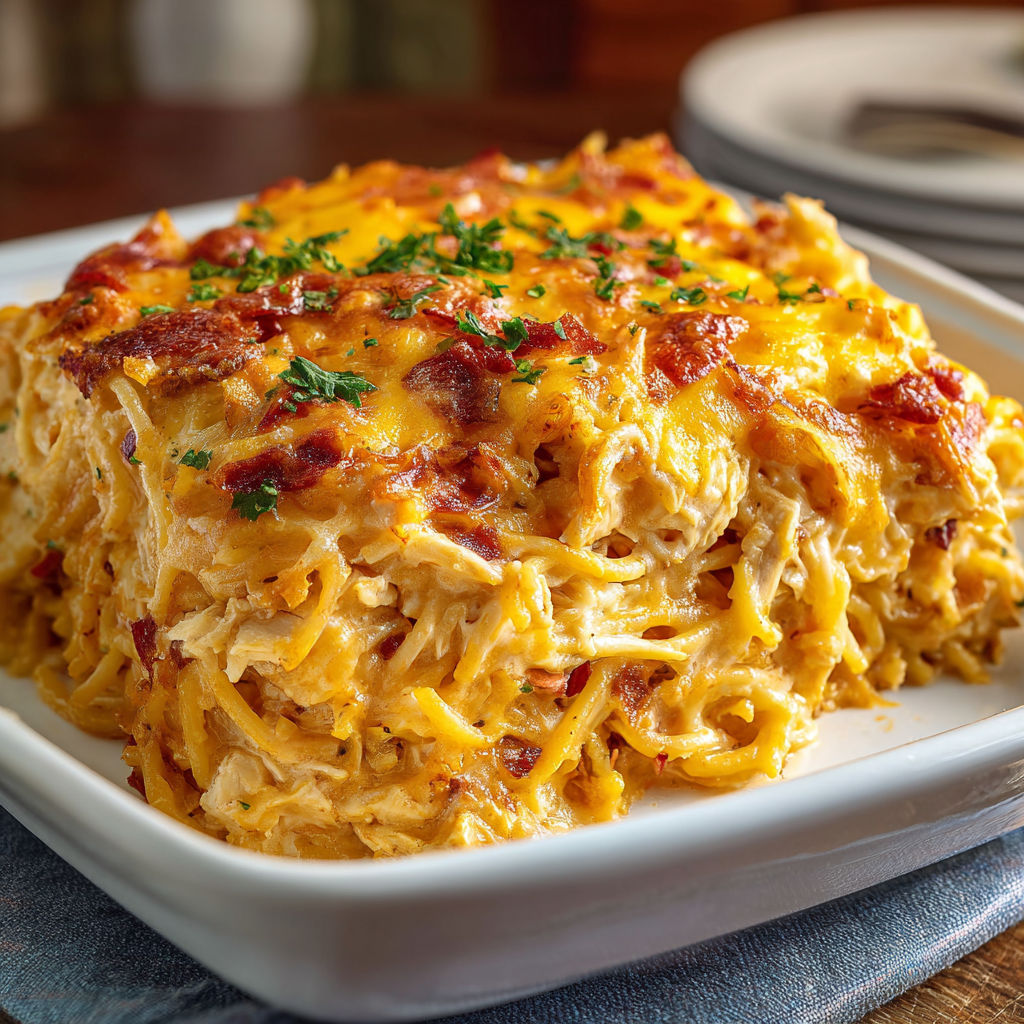 A plate of food with a fork and knife on the side.