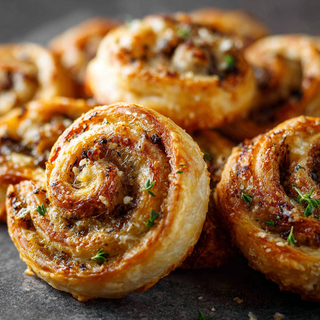 A close up of a pastry with a twist.