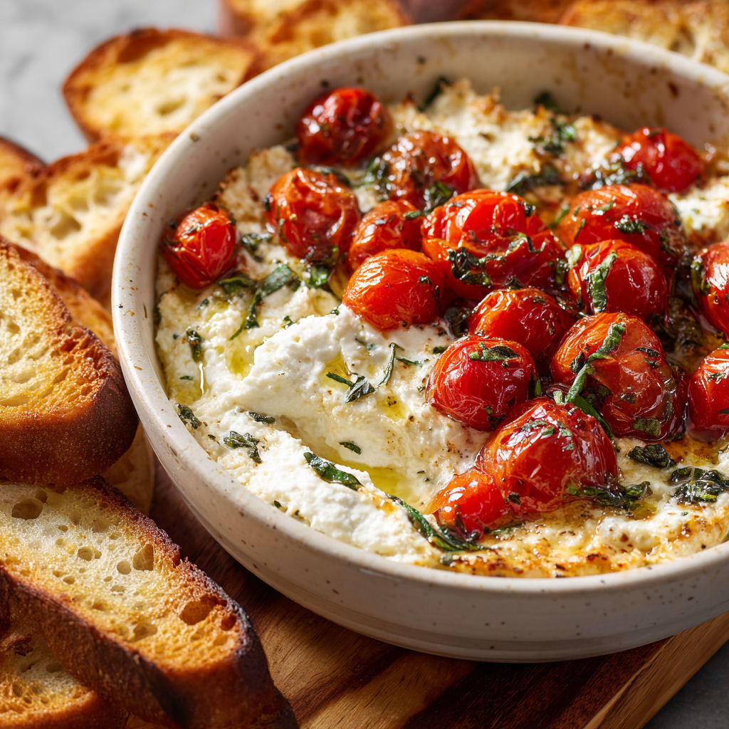 A bowl of food with tomatoes and cheese.