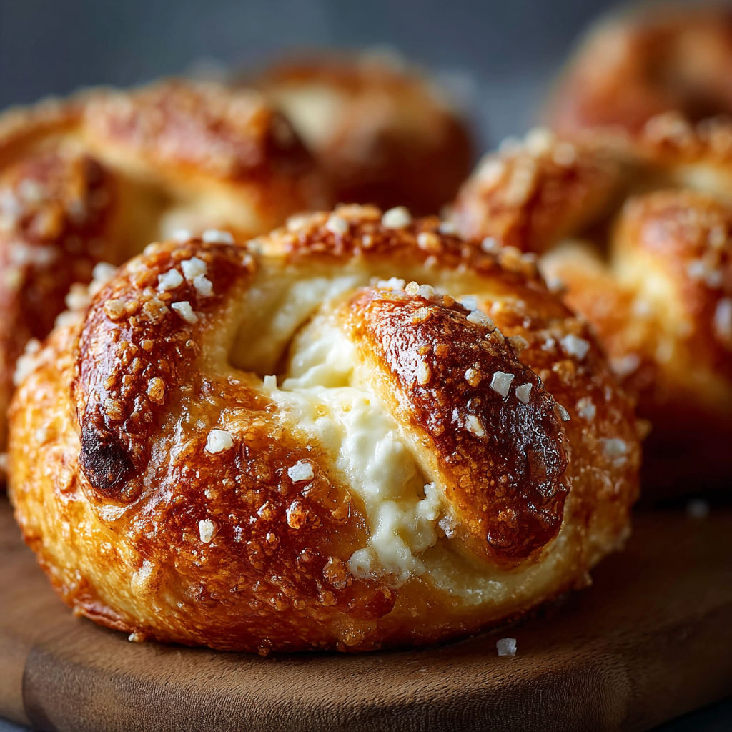 A plate of bread with cheese and seasoning.