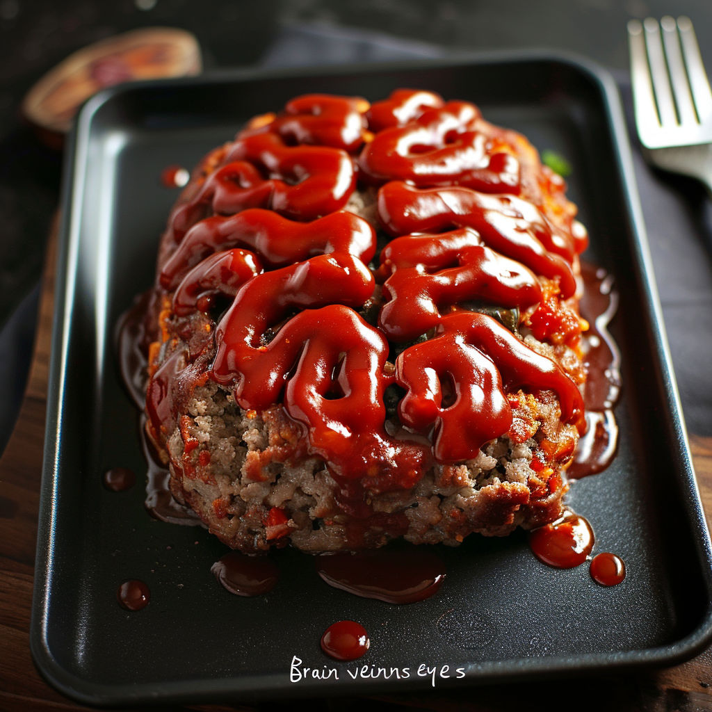 A plate of food with sauce on it.