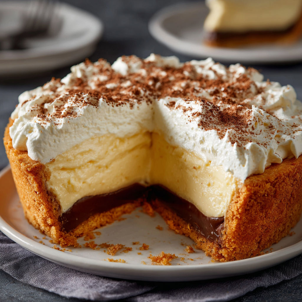 A slice of Boston Cream Pie.