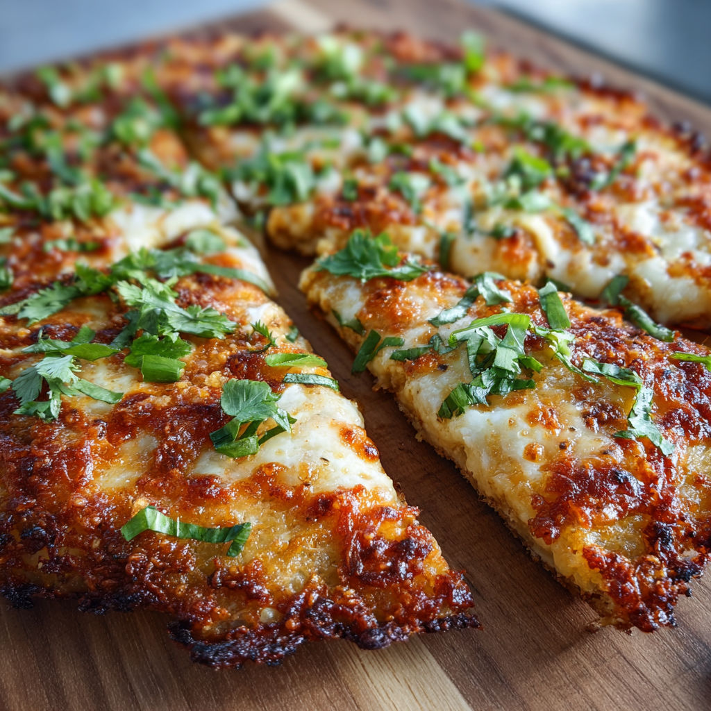 A slice of pizza with green toppings.