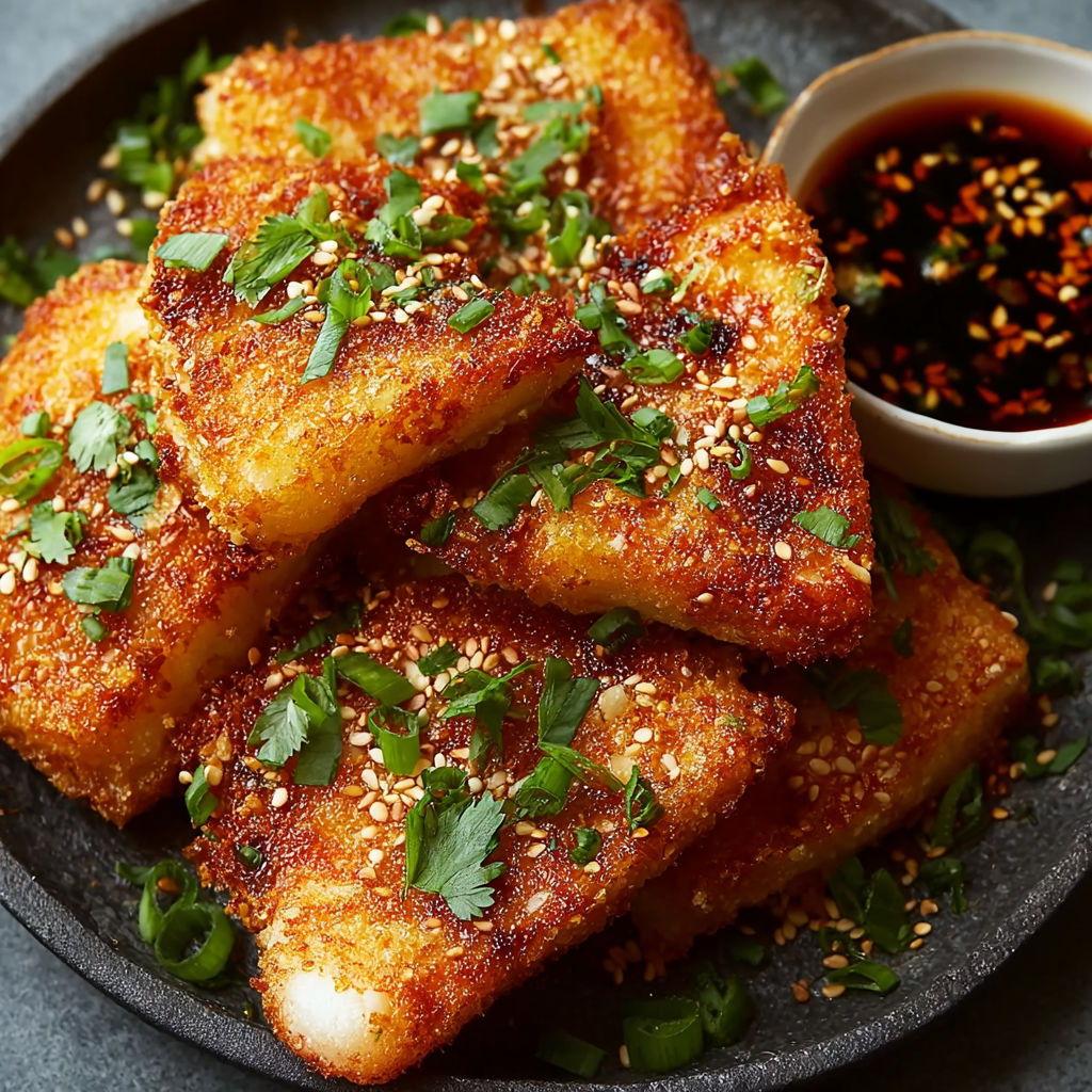 A plate of food with a bowl of sauce.