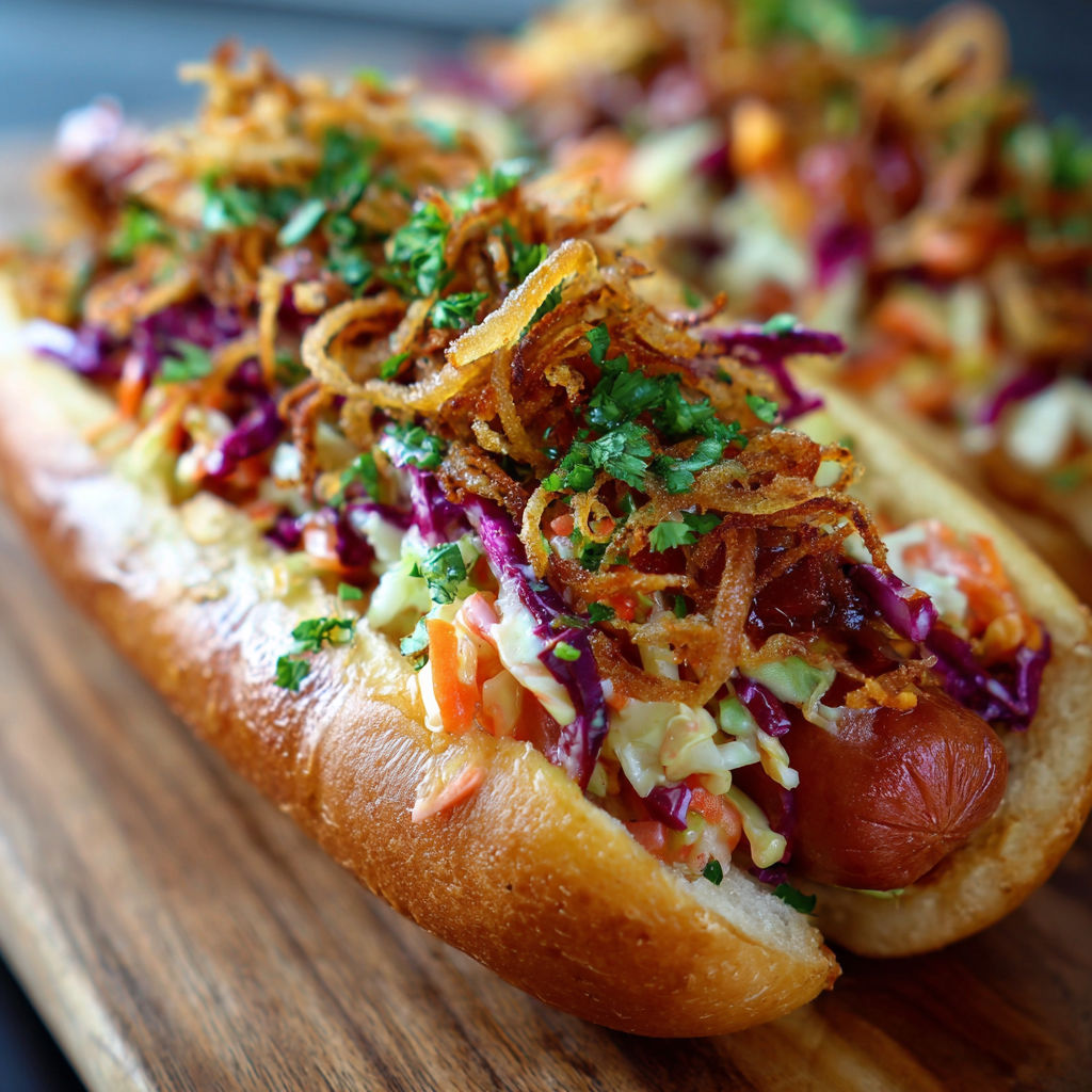 A hot dog with onions and sauerkraut on a bun.