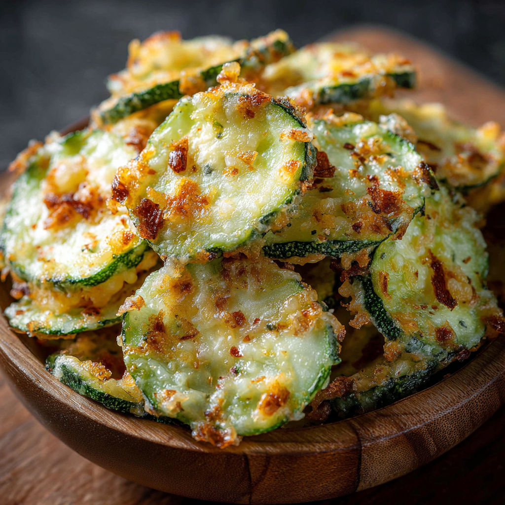 A bowl of cucumber snacks.