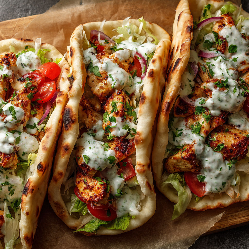 Two chicken sandwiches with lettuce and tomato.