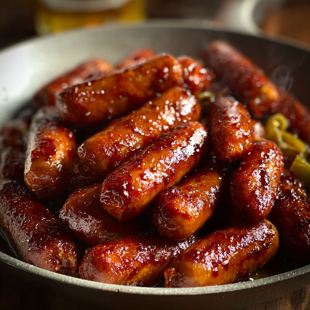 A plate of Mississippi Lil' Smokies.