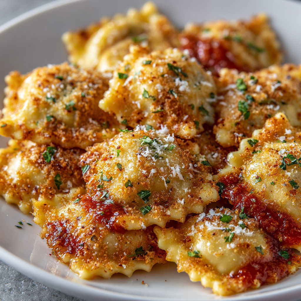 A plate of pasta with sauce and cheese.