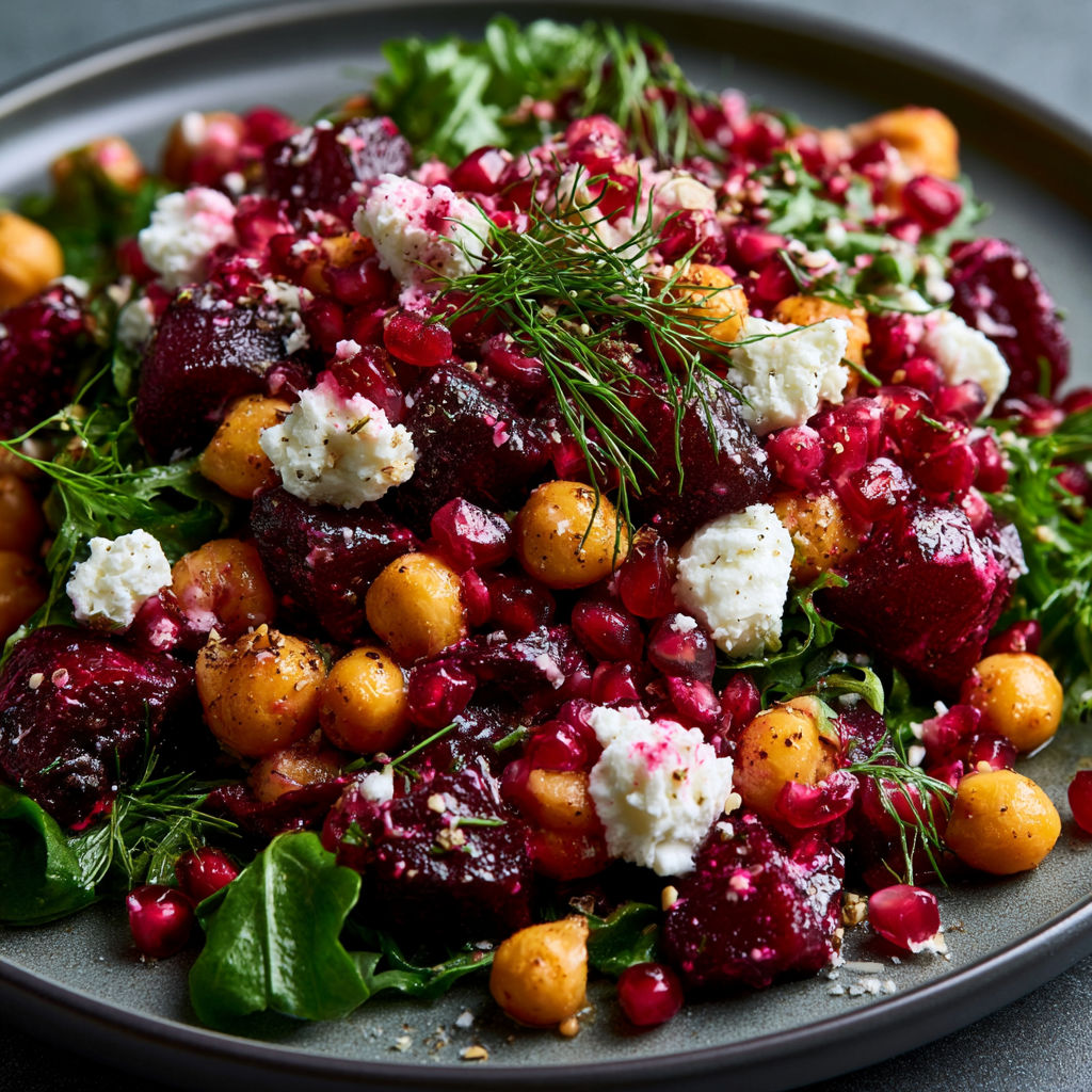 A plate of food with a variety of ingredients.
