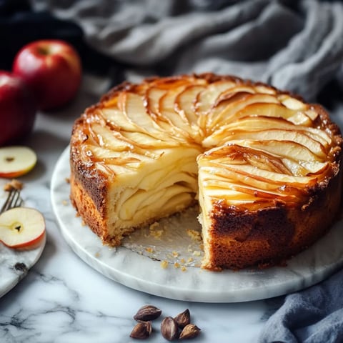 A delicious slice of apple pie with caramel drizzle.