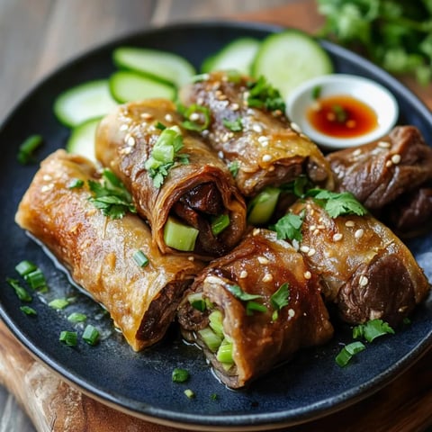A dish featuring tender meat and fresh vegetables.