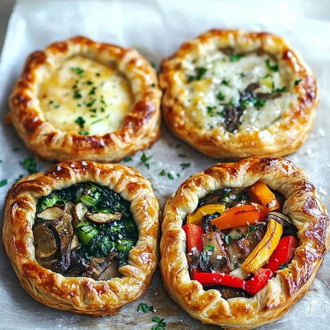 Tray with three types of veggie quiche.