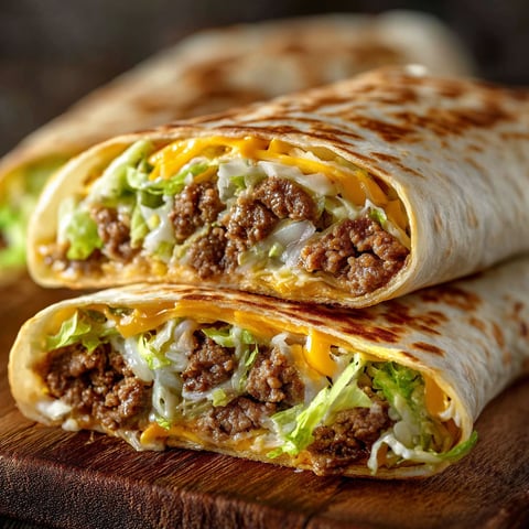 A burger wrapped in lettuce and cheese.