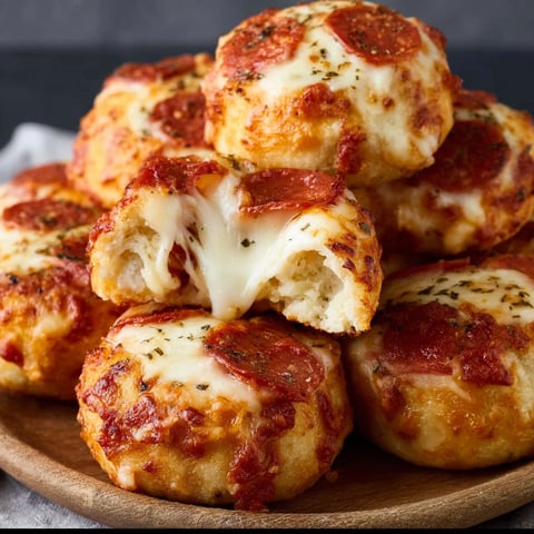 A plate of stuffed crust pizza snacks.