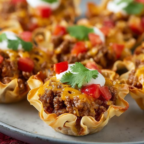 A plate of taco ranch bites.
