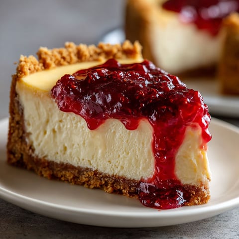 A slice of peanut butter and jelly cheesecake.
