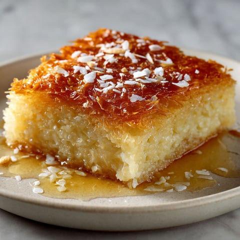 A slice of Greek Galaktoboureko.