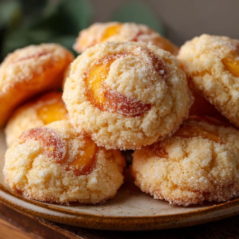A plate of Italian Peach Cookies.