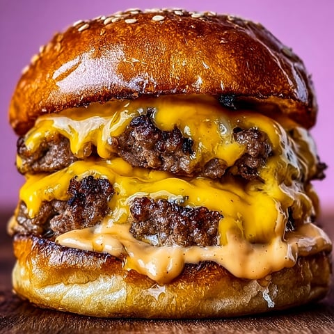A double cheesy smash burger with special New York sauce.